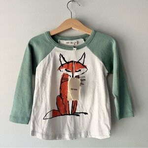 Bobo Choses Fox Graphic Raglan T-Shirt